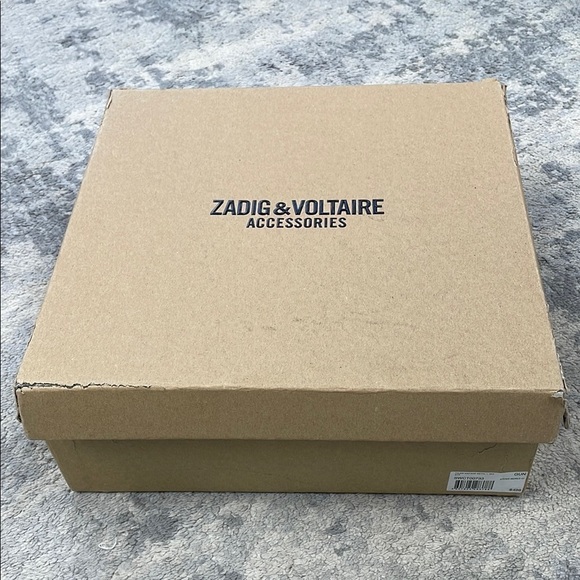 NIB Zadig & Voltaire Tyler Vintage Metallic Silver Star Ankle Boots Leather 41 - Picture 4 of 16